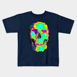 psychedelic skull Kids T-Shirt
